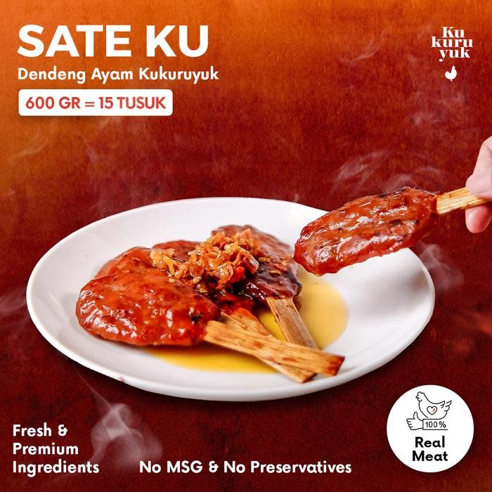 

Pilihan- Sate Ayam Kukuruyuk - Premium Isi 15 Tusuk Sate Bumbu Singapore 200Gr
