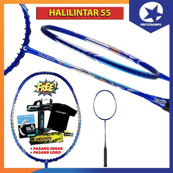PROCHAMPS Halilintar 55/66/77/88/99 Raket Badminton Original