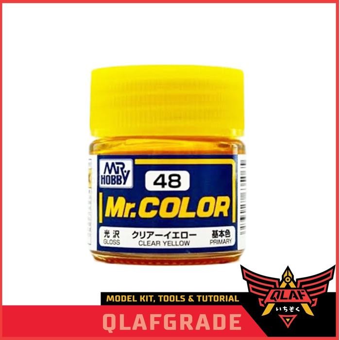 

Mr Color CLEAR YELLOW C48 C 48 cat gundam model kit airbrush