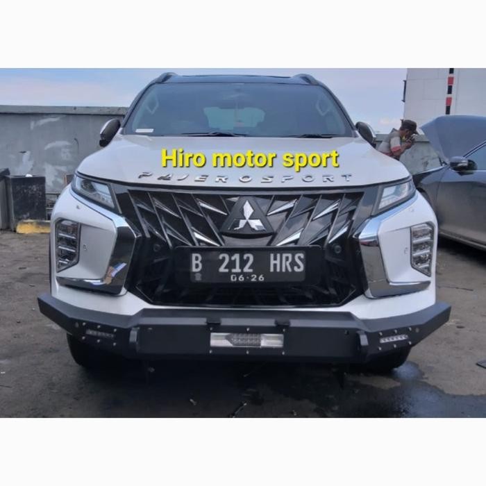 TANDUK BUMPER PAJERO SPORT FACELIFE MODEL OVERLAND FULL PLAT GRATIS ONGKIR