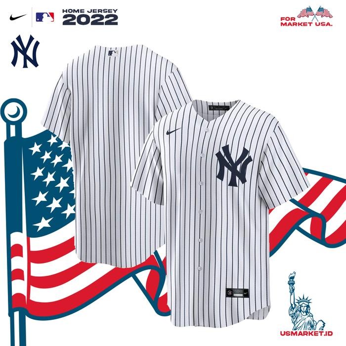 Pilihan- Kaos Jersey Nike Baseball Mlb New York Yankees Home Original Jersey