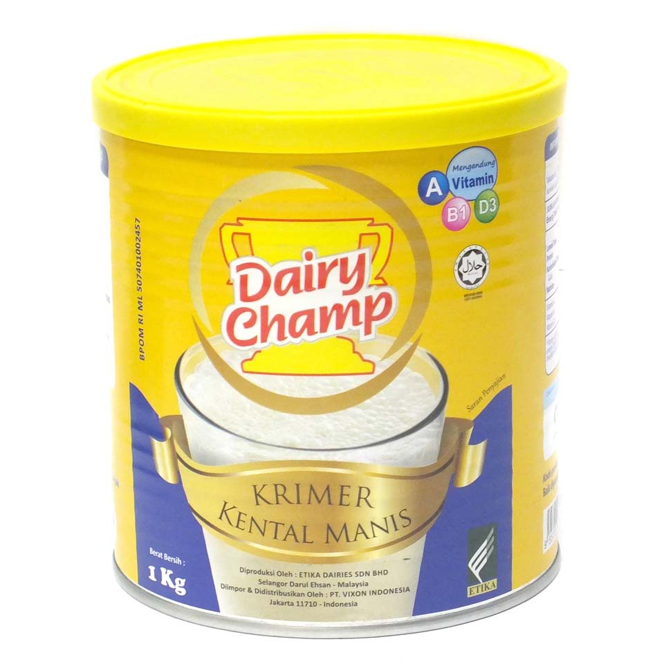 

S39725 DAIRY CHAMP SUSU KENTAL MANIS 1KG MAJU BERSAMA (20250910)