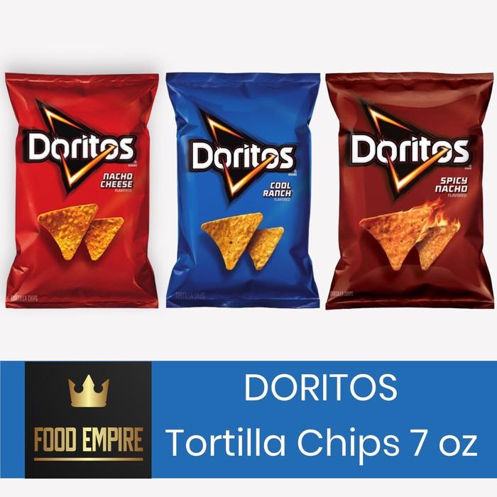 

DORITOS Tortilla Chips 7 oz Nacho Cheese - Cool Ranch 198,4 gram