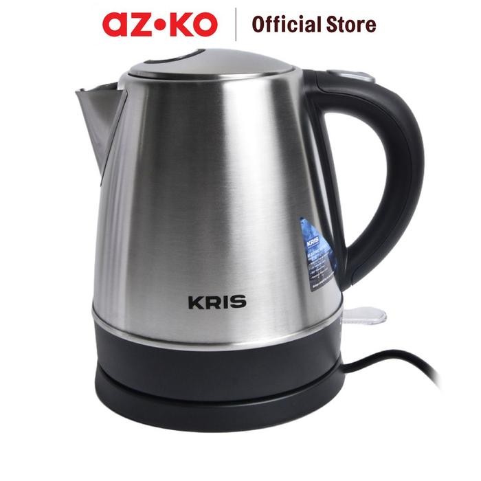 Pilihan- Azko Kris 1.2 Ltr Teko Listrik 800 Watt Ceret Food Grade Ketel Air Elektrik Electric
