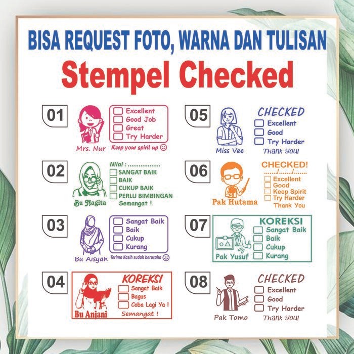 

Bisa Termin! Stempel Nilai Guru / Stempel Nilai / Stempel Flash