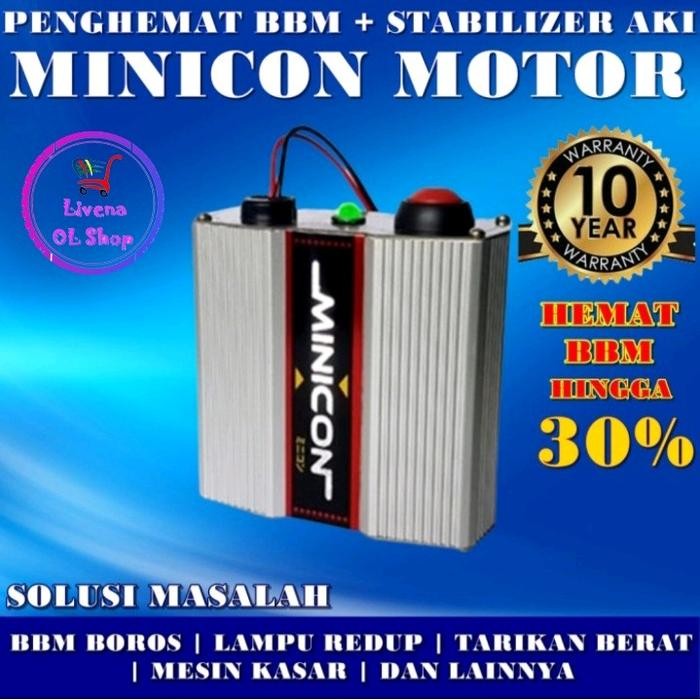 Ready Penghemat BBM Minicon Stabilizer Kelistrikan Motor Garansi 10 tahun