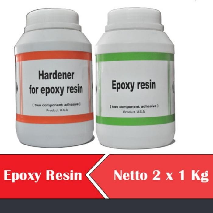 Ready Lem Epoxy Resin Poxy SK 2 Dua Komponen Perekat Beton Batu Keramik Besi