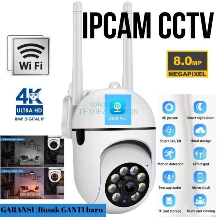 cctv ip camera cctv tanpa kabel tanpa wifi waterproof Koneksi Bluetoot