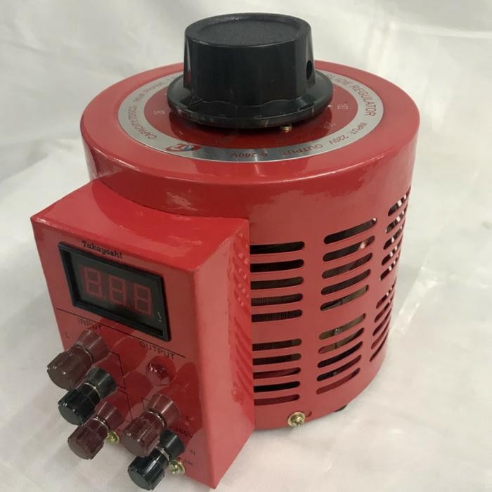 Murah Slide Regulator Takayoshi 2000Watt Tdgc2 2Kva-1Phase Terlariss 