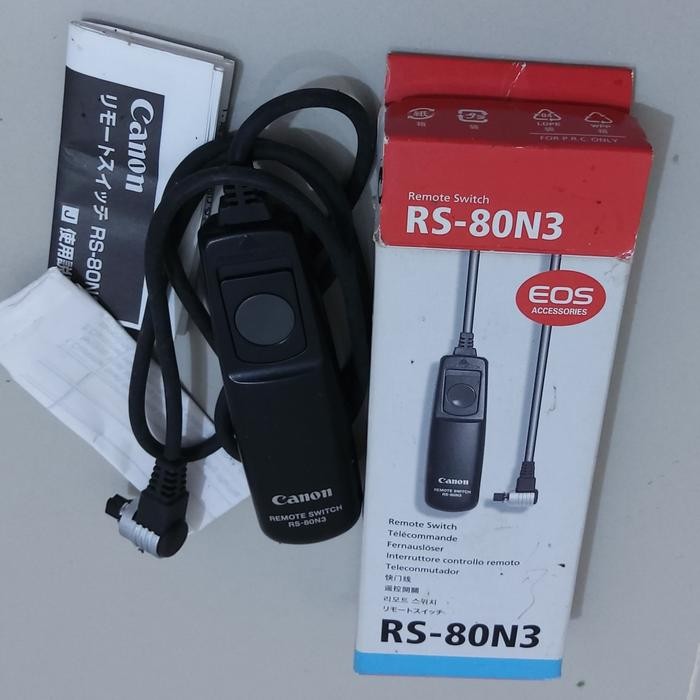 Canon Rs 80N3 Remote Switch For Eos 1D 1Ds Ii Iii Iv 5D 7D 60D 50D 40D Second