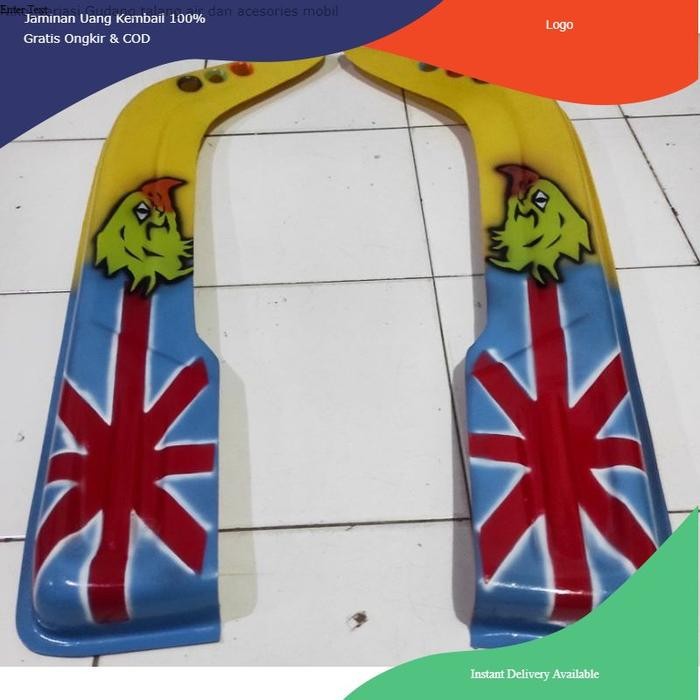 Talang Air Mobil Truk Canter Lukis