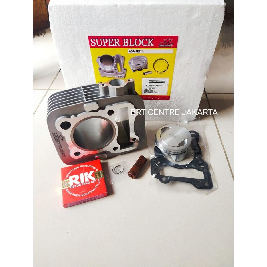 BLOK BORE UP BRT 63 MM KLX 150 140 IRON CASTING KUALITAS TERBAIK