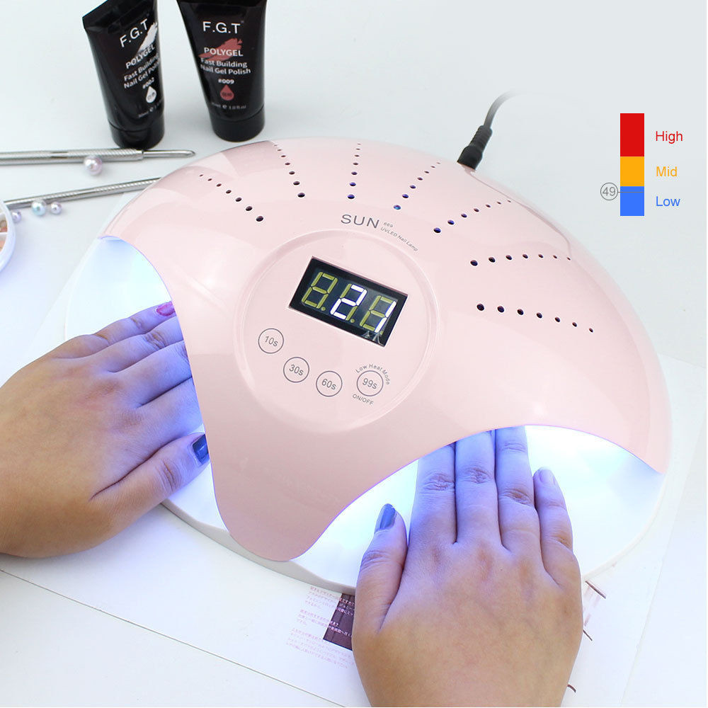Led UV Lamp Nail UV Led Lamp Gel Lamp Manicure Foot Lamp Nail Dryer Two Hands UV Nail Lamp Nails Lam