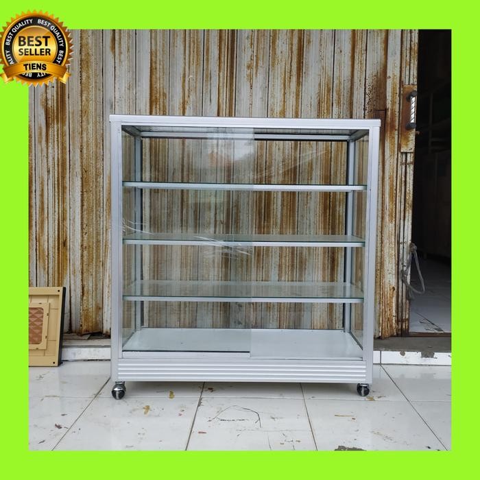 etalase kaca 1 meter