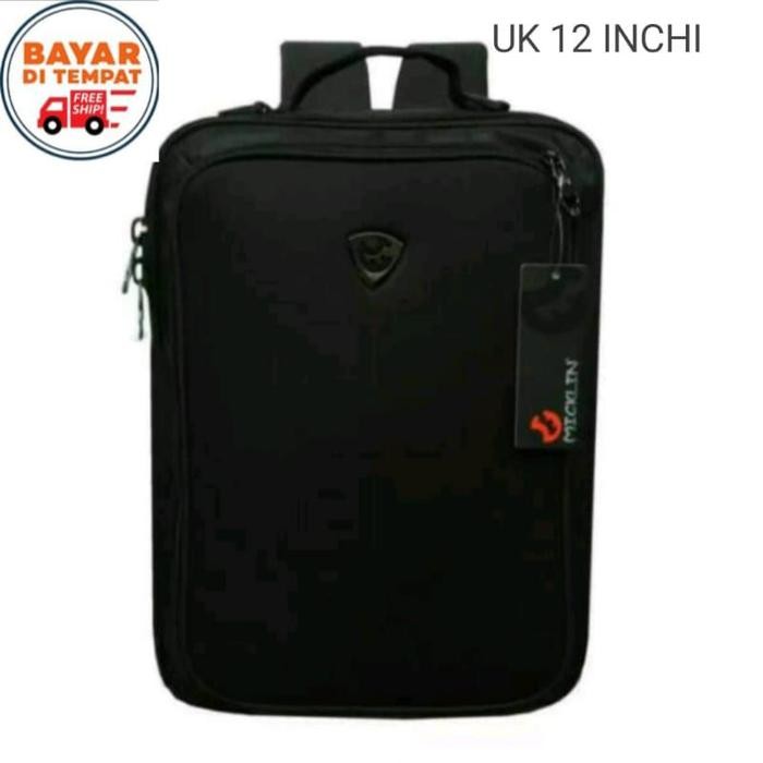 Tas Laptop Micklin 12 Inchi / CASE Laptop /Ransel Laptop Multifungsi