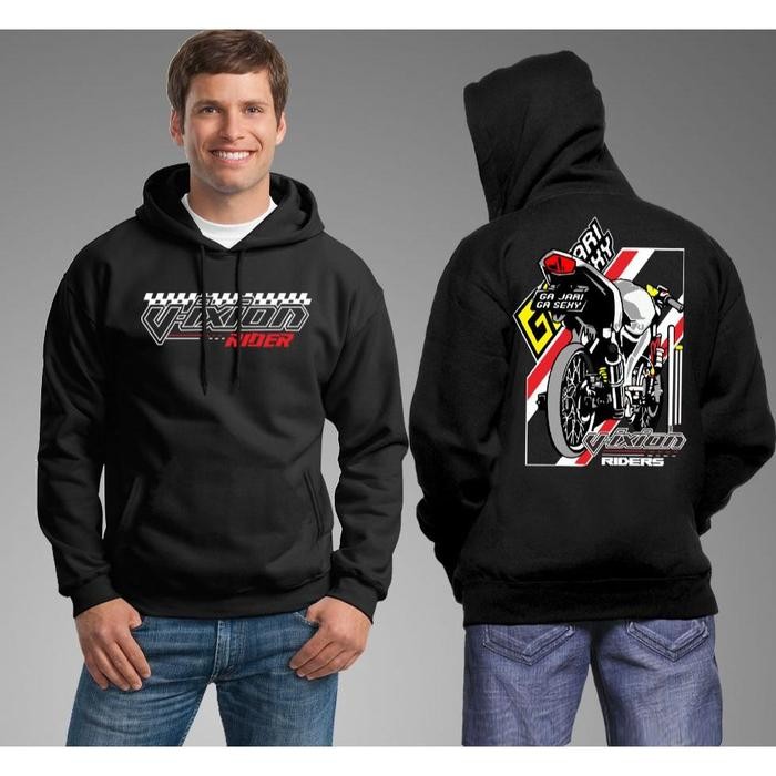 HOODIE VIXION THAILOOK / SWEATER HOODIE PRIA /JAKET SWEATER VIXION JARI-JARI / SWEATER YAMAHA VIXION