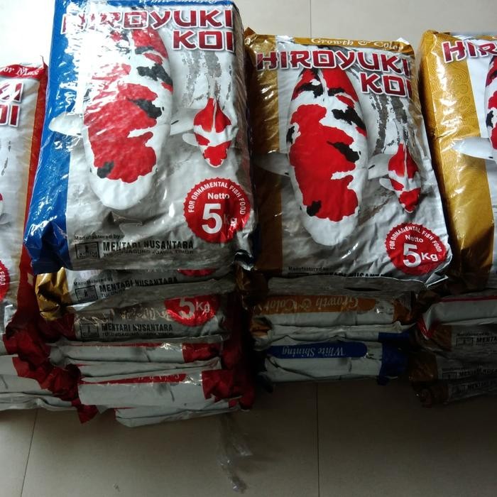 PAKAN PELET IKAN KOI KOKI HIROYUKI SUPER BULKY 10KG KUSUS GRAB GOJEK