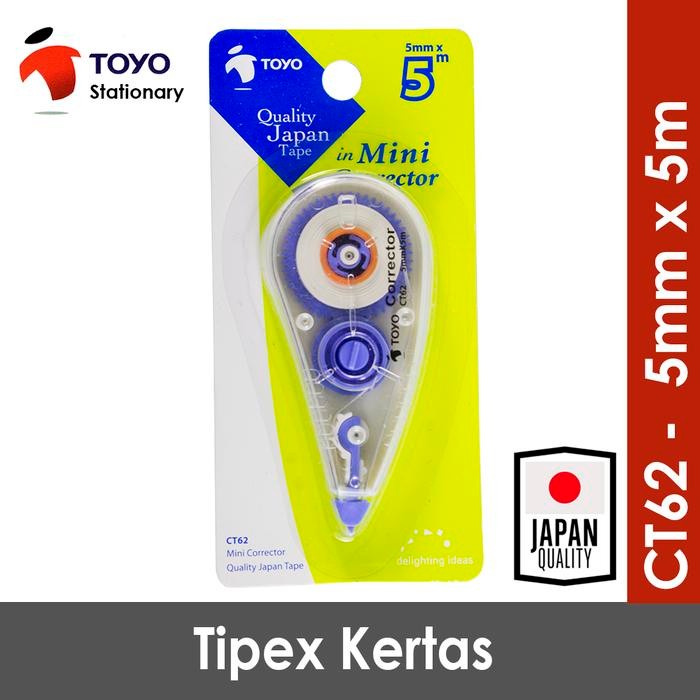

CORRECTION TAPE CT62 5MM X 5M TIP-X TIPEX TIP EX KERTAS TOYO