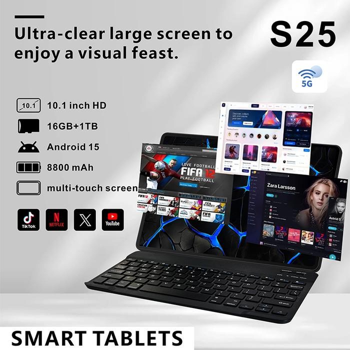 HVHP  X-Prime Tablet Matepad Pro Xprime S25 5G Snapdragon 888 10.1 Inch Hd 120Hz 16Gb Ram