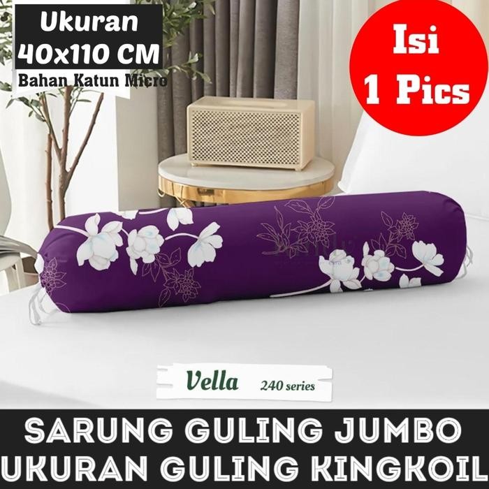 Sarung Guling Jumbo Ukuran 40x110 CM Bahan Bagus Katun Micro Motif
