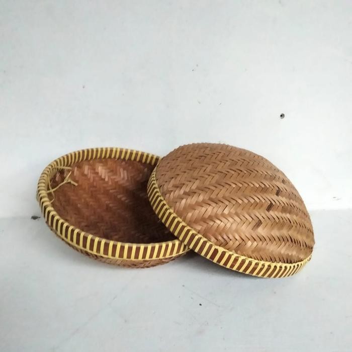 Anyaman bambu kalo ukuran 25cm Tempat Bawang