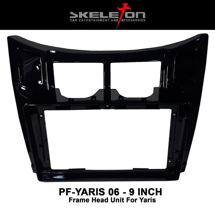 FRAME HEAD UNIT 9 INCH MOBIL YARIS FRAME ANDROID SKELETON