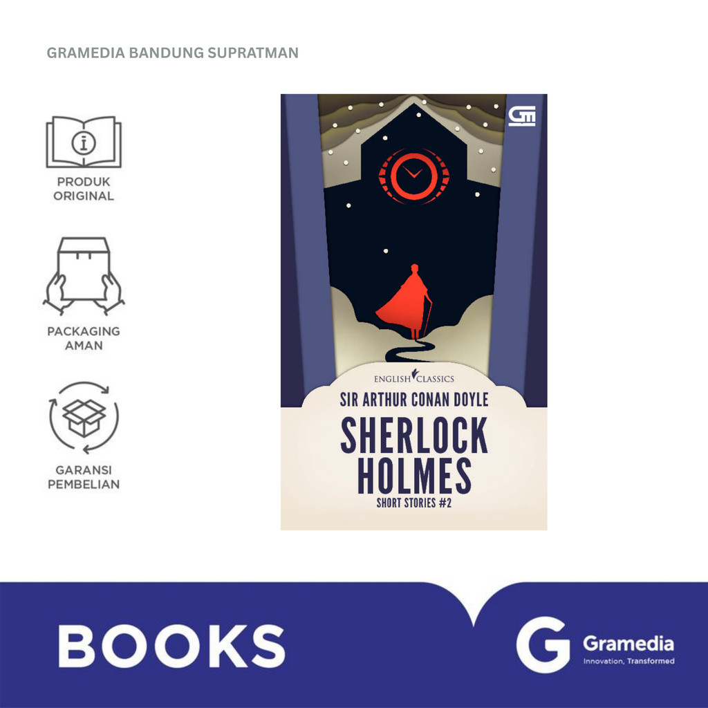 Gramedia Bandung Supratman | Buku Novel ENGLISH CLASSICS: SHERLOCK HOLMES SHORT STORIES#2 | Buku Nov