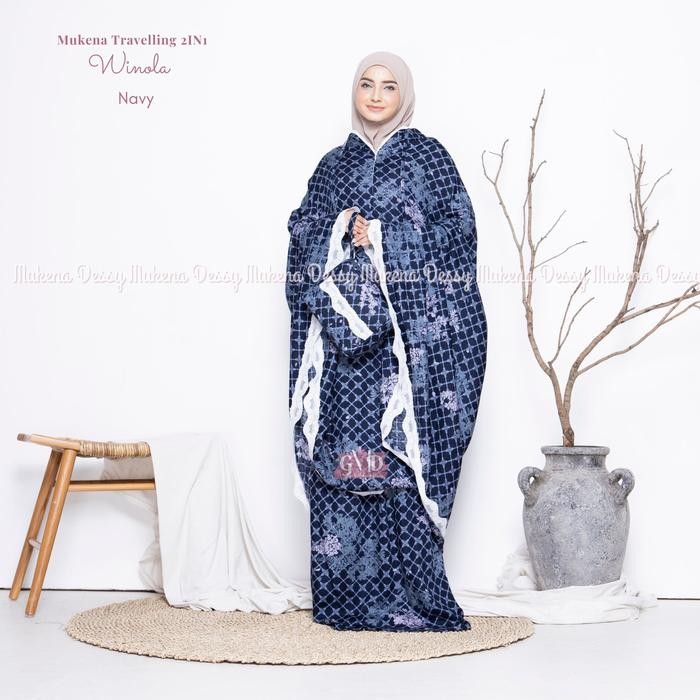 Mukena Dewasa Rayon Travelling 2IN1 Winola