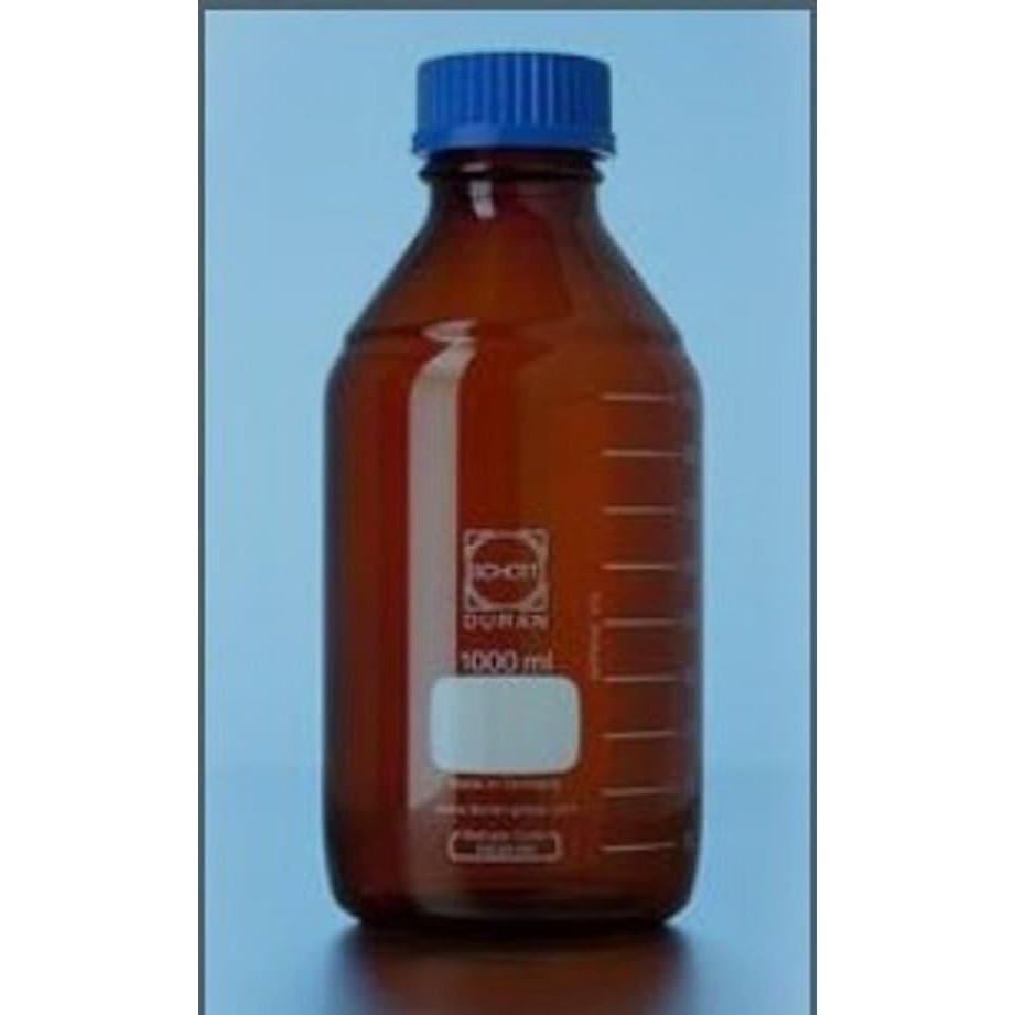 Laboratory Bottle 100 Ml Amber - Botol Lab - Botol Kaca Duran