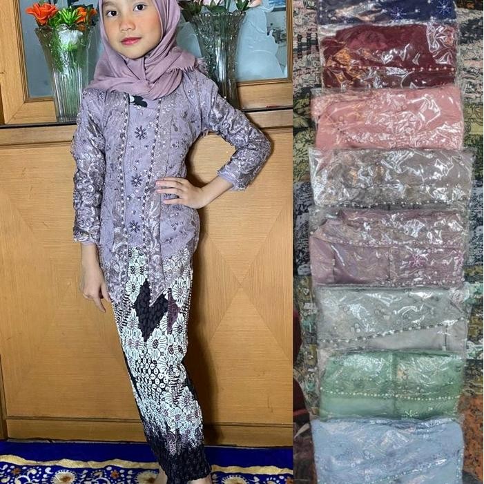 DISKON Kebaya Kutu Baru Modern Kutu Baru Anak/Kebaya Kutbar/Kebaya Anak Tanggung Baju Fashion READY