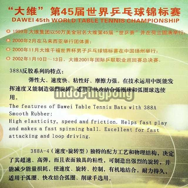 Dawei 388 A-4 ~ Rubber Karet 388A