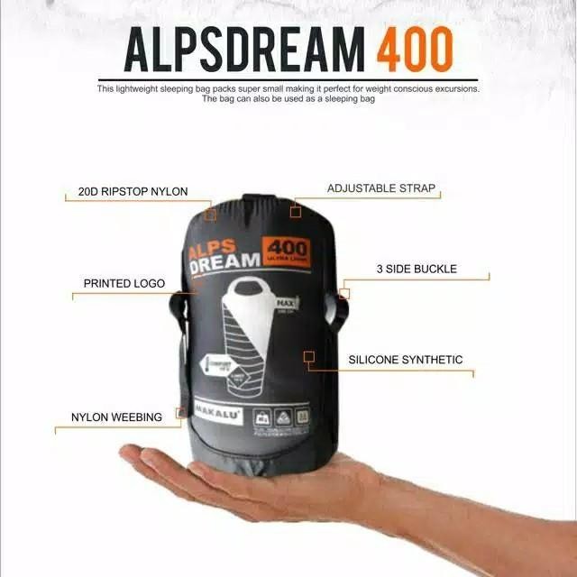 Sleeping Bag Makalu Ultralight 400 Polar UL SB Dacron Cabin Mummy