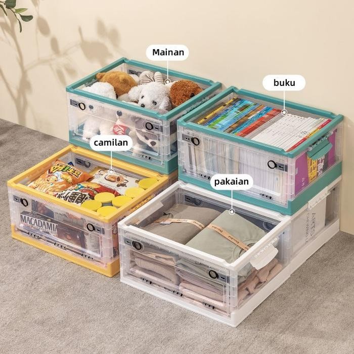 kotak plastik box penyimpanan Kotak penyimpanan lipat storage box