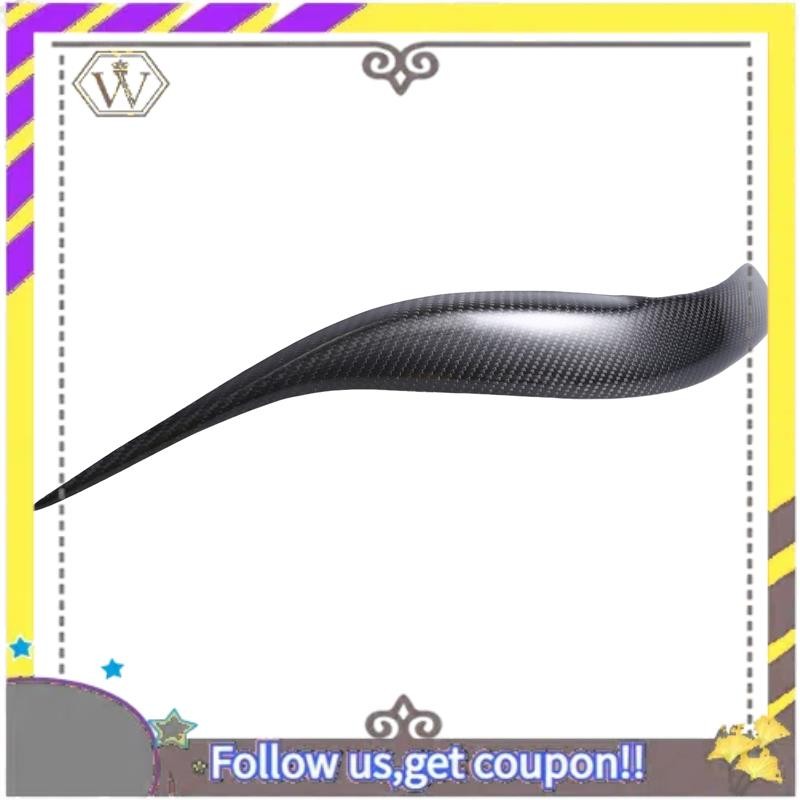 Abxv-Real Carbon Fiber Car Headlight Eyelids Eyebrow Cover For Lexus Rx300 2002-2003 Replacement