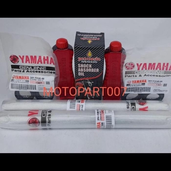 New Paket As Shock Depan Seal Shock Dan Oli Shock Yamaha Mio M3 Mio Z Mio M3 Blue Core Soul Gt 125