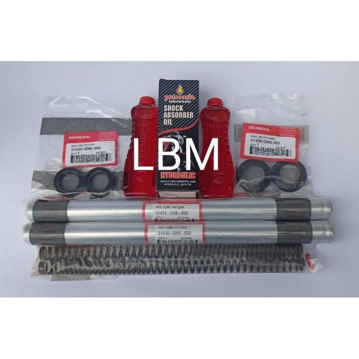 Terlaris Paket As Shock Seal Oli & Per Shock Depan Honda Astrea Grand Legenda Terlariss 