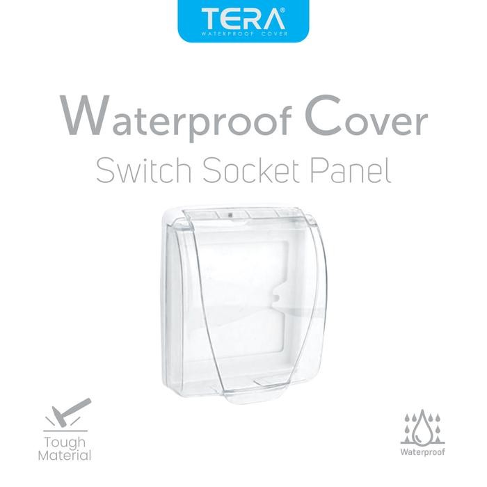 j6ae- Tera Waterproof Cover Penutup Pelindung Pengaman Panel Stop Kontak