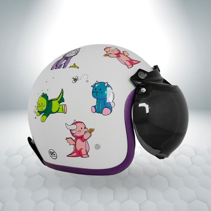 SIAPKIRIM Helm Anak - Helm Retro Bogo Marzano Kids Series #01 READY STOCK
