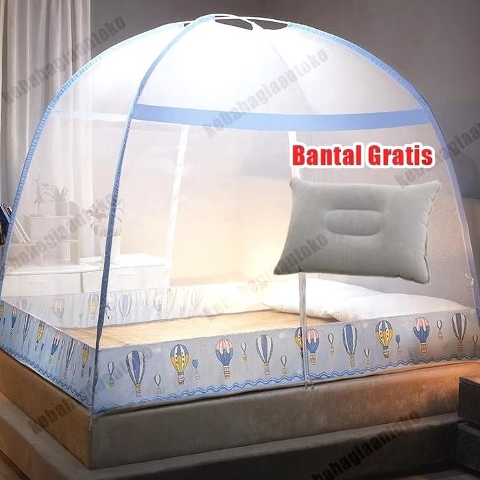 Kelambu Tidur/Kelambu Lipat Anti Nyamuk/Tenda Tirai Anti Nyamuk