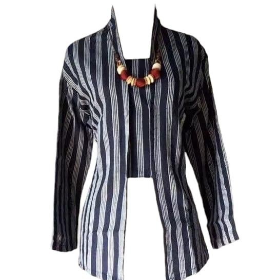 ASLI Kebaya wanita kutubaru lurik hijau biru abu cokelat ajawa Baju kebaya kartini lurik jogja solo