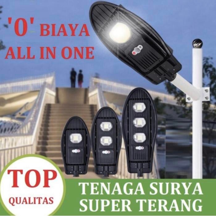 Lampu Jalan Cobra 50 watt pju solar cell 50w with remote