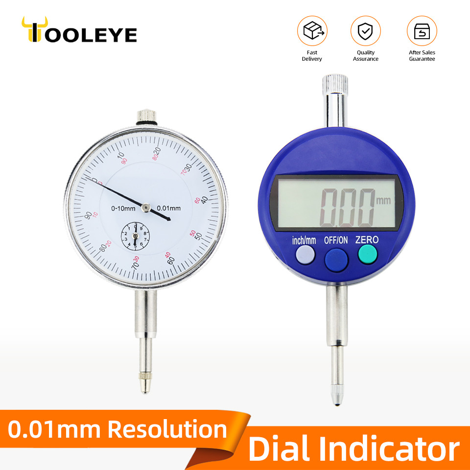 0-10mm/30mm Dial Indicator Precision Comparator Dial Bore Gauge Indicator Micrometer Measurement Too