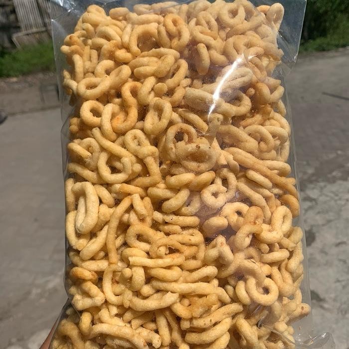 5r6v- Lanting Bawang Angka 8 Asli Khas Kebumen 500Gr 1Kg Super Renyah Asin Gurih Bawang