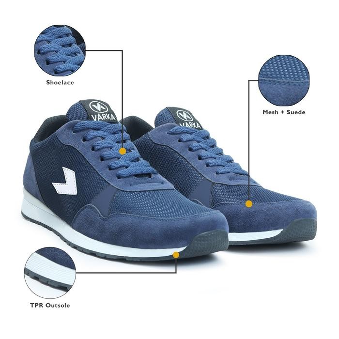 STOK TERBATAS  SEPATU SNEAKERS PRIA V 4012 BRAND VARKA SEPATU KETS OLAHRAGA LARI JOGING KULIAH