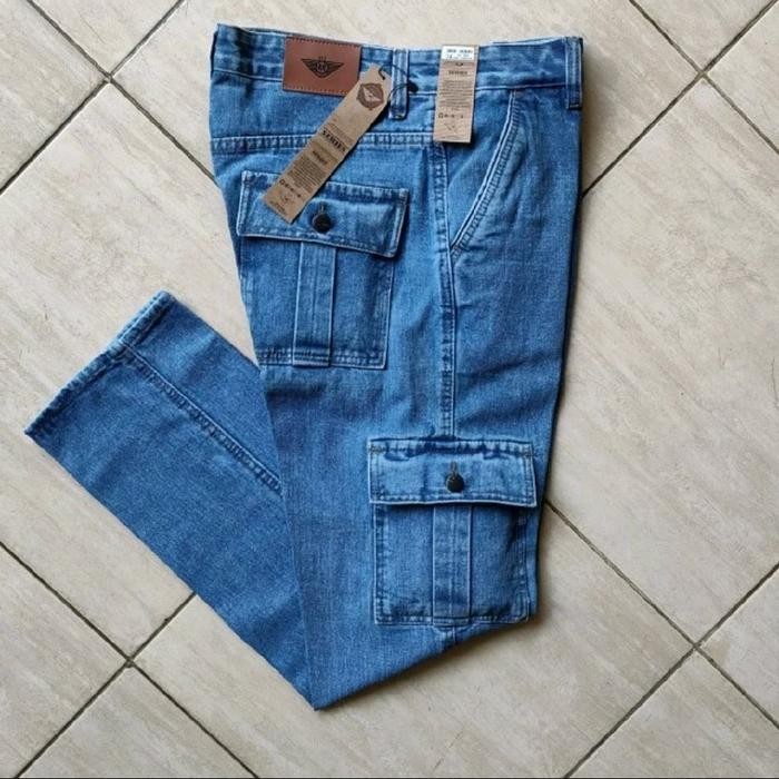 Celana Panjang Cargo Jeans Pria / Celana Cargo Jeans Panjang Pria / Celana Cargo/Gunung Panjang