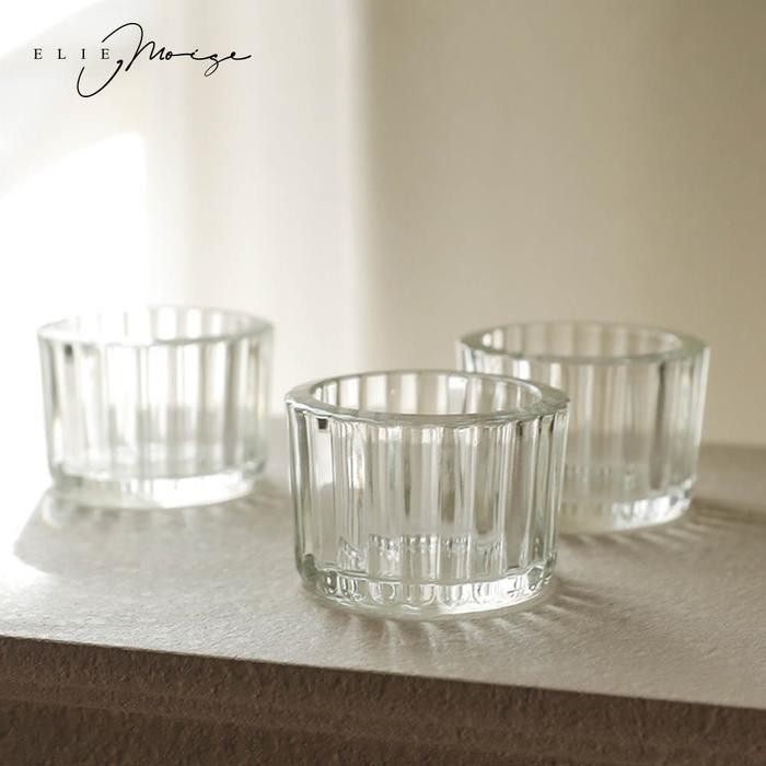Liby Small Tealight Candle Jar - Gelas Lilin Kaca Kecil