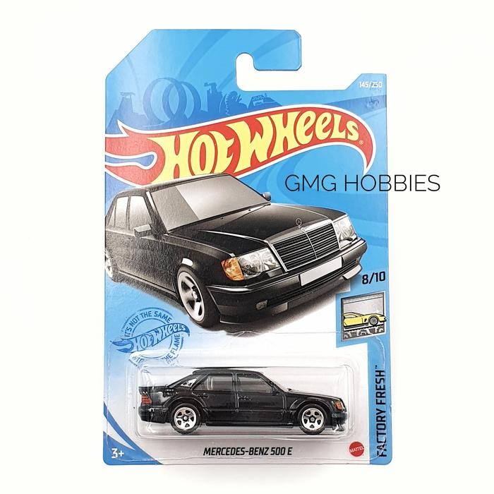 H 2021 MERCEDES BENZ 500 E HITAM HOTWHEELS HOT WHEELS DIECAST MOBIL KODE 1193