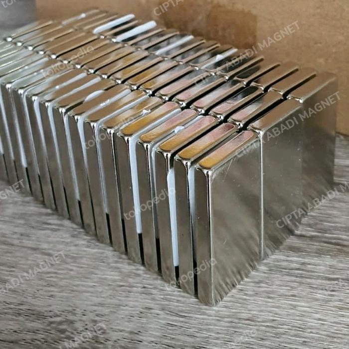 ktw6- Magnet Neodymium 40X20X5Mm/ Magnet Kotak / Magnet Persegi / Magnet N52