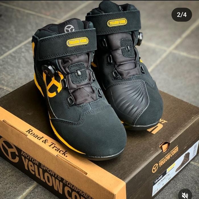 Sepatu Yellowcorn Ys 003 Ys003 Black Yellow Terlaris
