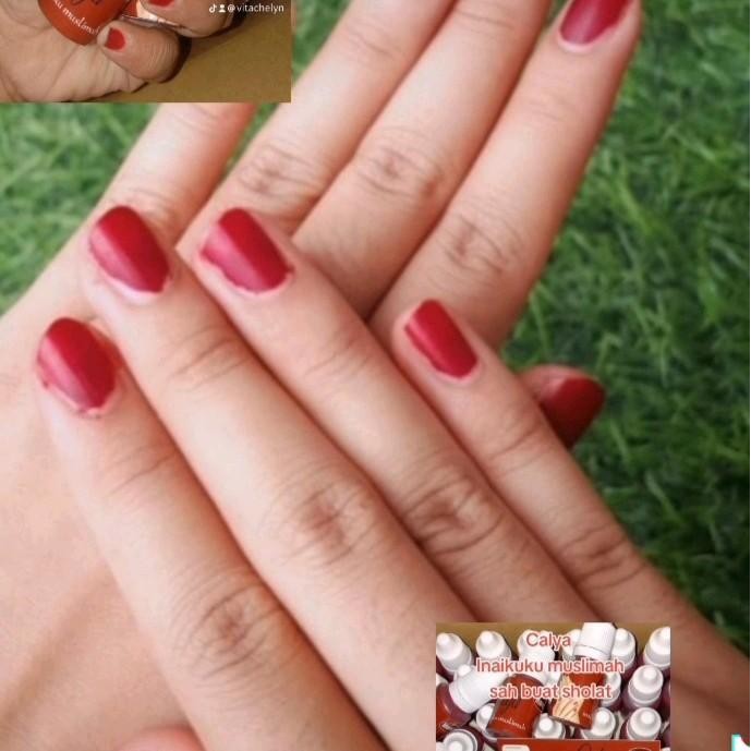 (Ready Surabaya) Inai kuku Calya inaku inai kuku kuku halal hena kuku muslimah kutek halal sah buat
